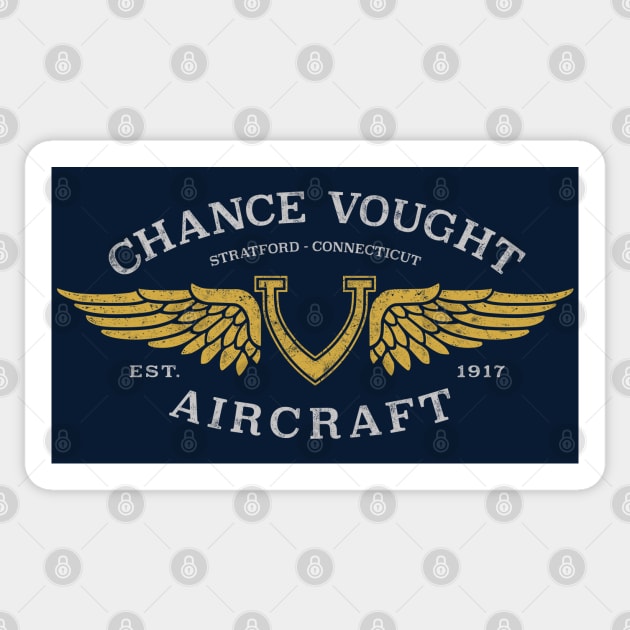 Chance Vought Aircraft Logo Sticker by 909 Apparel